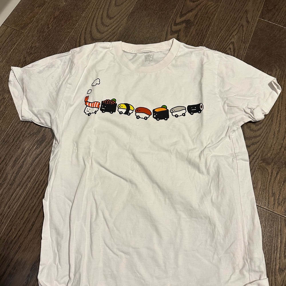White Graphic Short Sleeve Tee